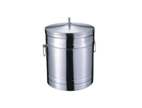 YLQH144 (straight )stainless steel double-layer ice particle barrel