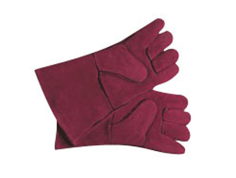 YLQI036 (leather) medium heat resistant gloves