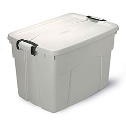 YLAE011 (2161) Closed Rubbermaid storage box