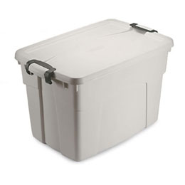 YLAE018 (2162) Closed Rubbermaid storage box